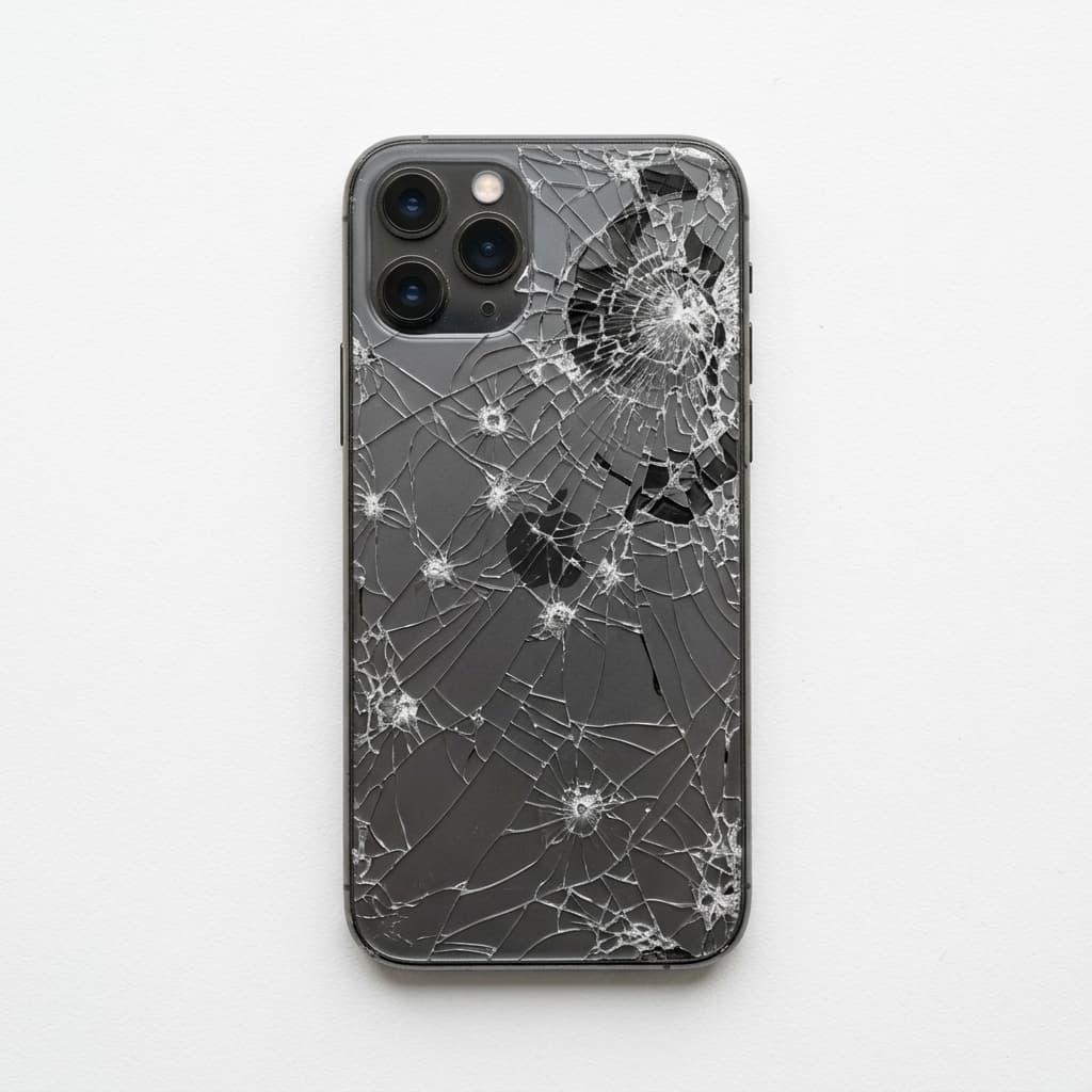 Before - Back Panel Repair